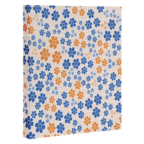 Ali Benyon Pixie Blue Art Canvas