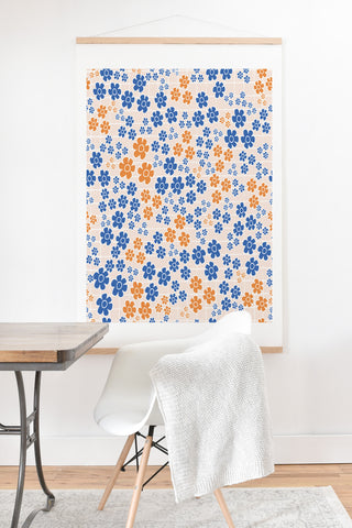 Ali Benyon Pixie Blue Art Print And Hanger