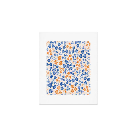 Ali Benyon Pixie Blue Art Print