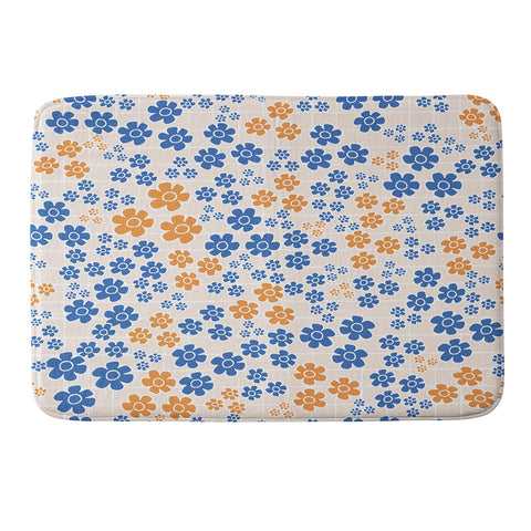 Ali Benyon Pixie Blue Memory Foam Bath Mat