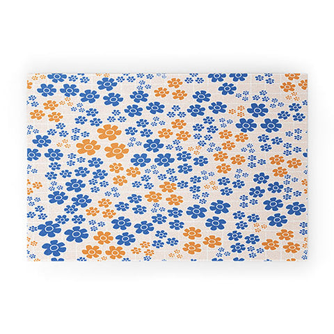 Ali Benyon Pixie Blue Welcome Mat