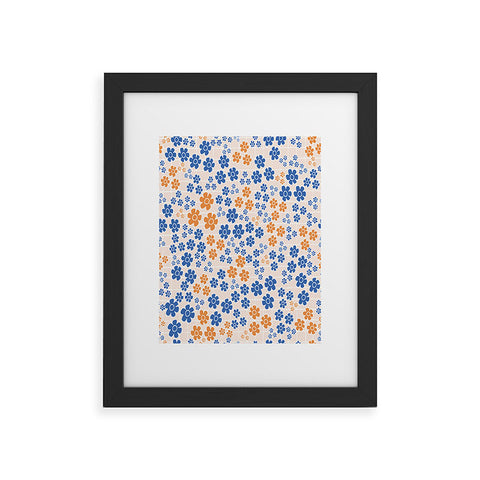 Ali Benyon Pixie Blue Framed Art Print