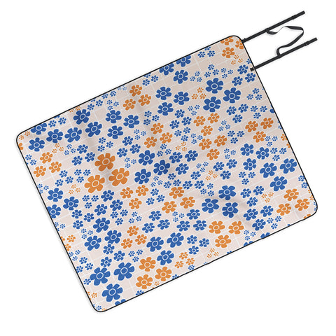 Ali Benyon Pixie Blue Picnic Blanket