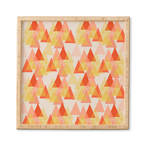 Ali Benyon Retro Geo Framed Wall Art