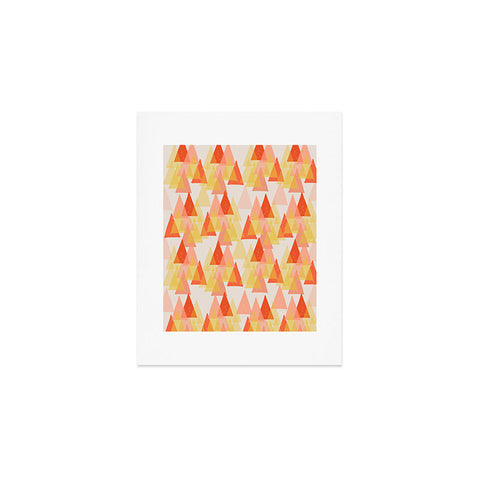 Ali Benyon Retro Geo Art Print