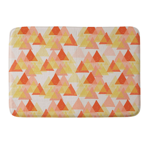 Ali Benyon Retro Geo Memory Foam Bath Mat