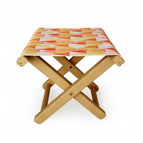 Ali Benyon Retro Geo Folding Stool