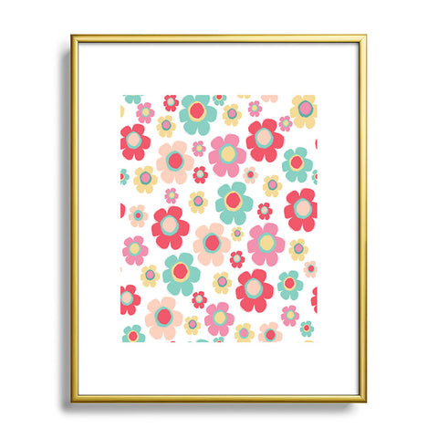 Ali Benyon Rosie Metal Framed Art Print