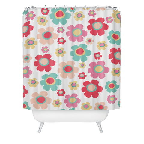Ali Benyon Rosie Shower Curtain