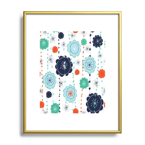 Ali Benyon Suzy Pop Metal Framed Art Print