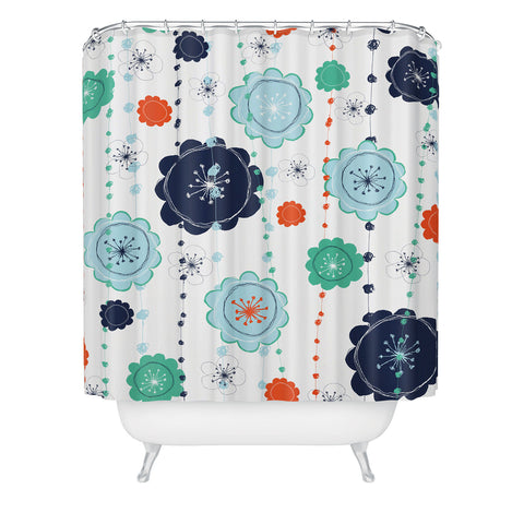 Ali Benyon Suzy Pop Shower Curtain