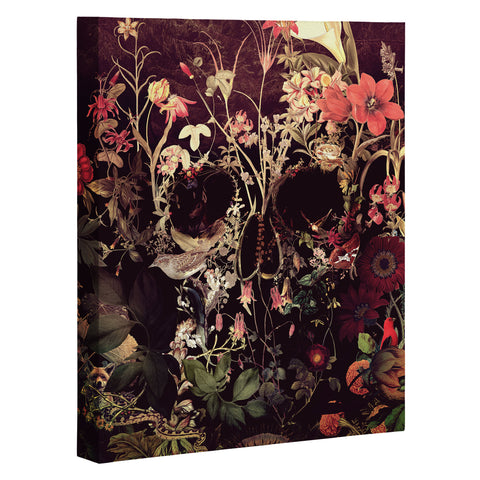 Ali Gulec Bloom Skull Art Canvas