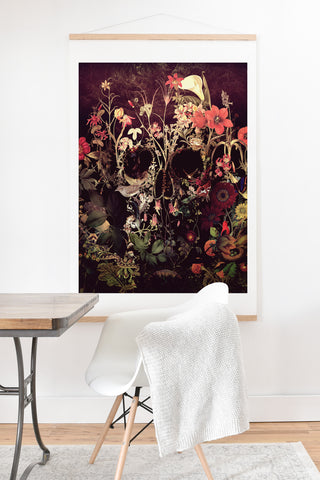 Ali Gulec Bloom Skull Art Print And Hanger