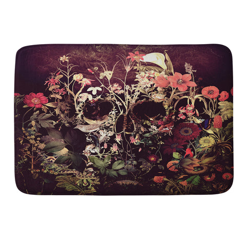 Ali Gulec Bloom Skull Memory Foam Bath Mat