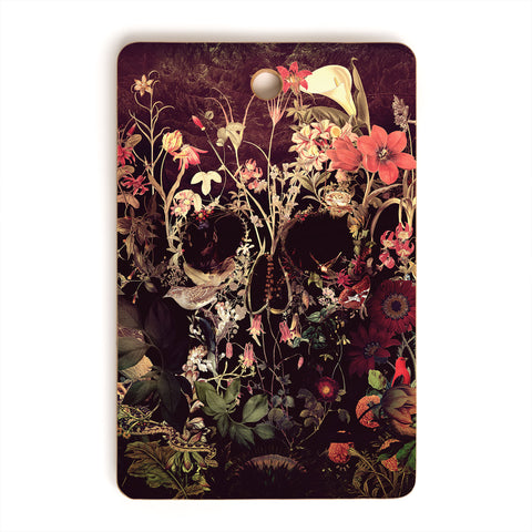 Ali Gulec Bloom Skull Cutting Board Rectangle