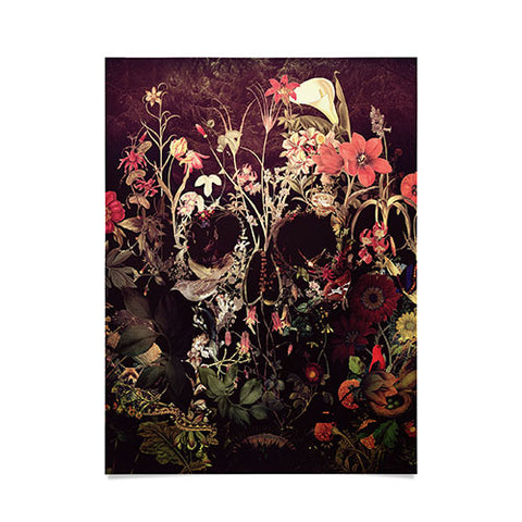 Ali Gulec Bloom Skull Poster