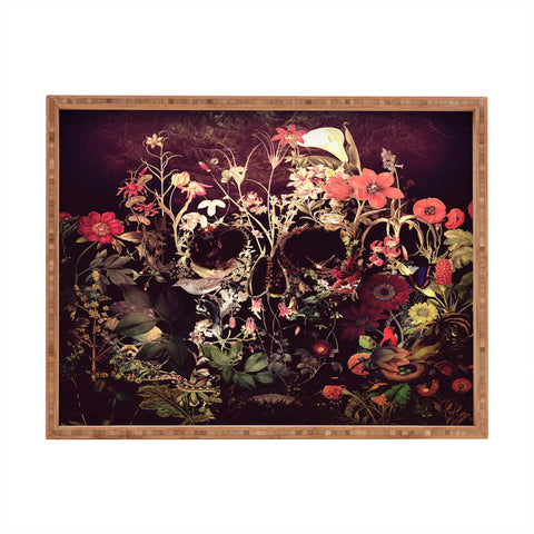 Ali Gulec Bloom Skull Rectangular Tray