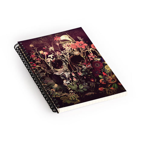 Ali Gulec Bloom Skull Spiral Notebook