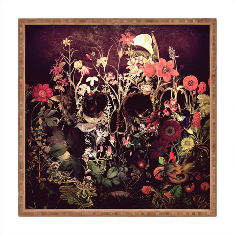 Ali Gulec Bloom Skull Square Tray