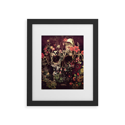 Ali Gulec Bloom Skull Framed Art Print