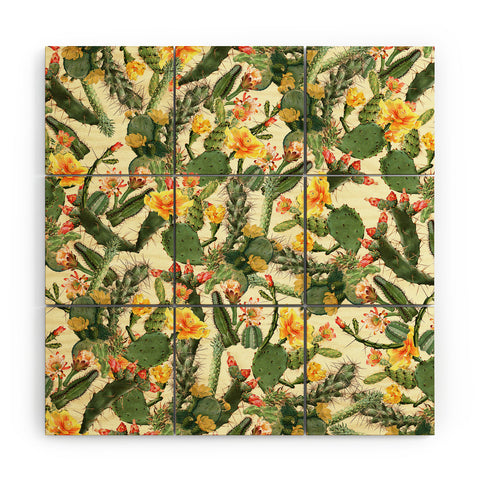 Ali Gulec Cactus Garden Wood Wall Mural