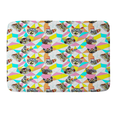Ali Gulec Cats Army Memory Foam Bath Mat