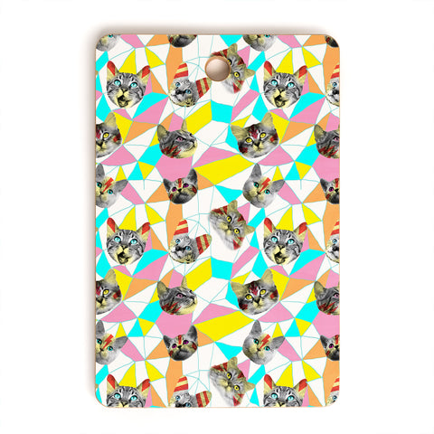 Ali Gulec Cats Army Cutting Board Rectangle