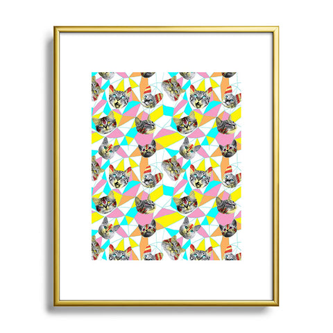 Ali Gulec Cats Army Metal Framed Art Print