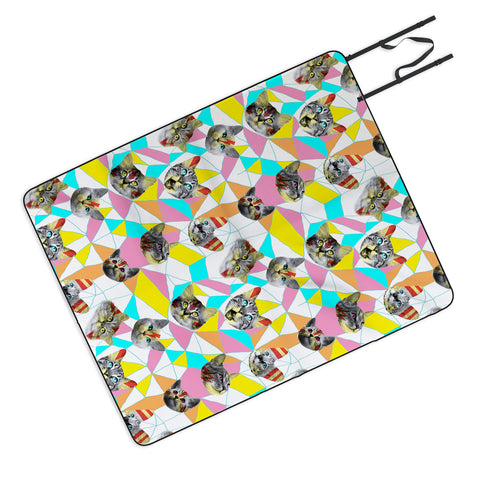 Ali Gulec Cats Army Picnic Blanket