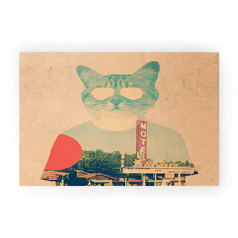 Ali Gulec Cool Cat Welcome Mat