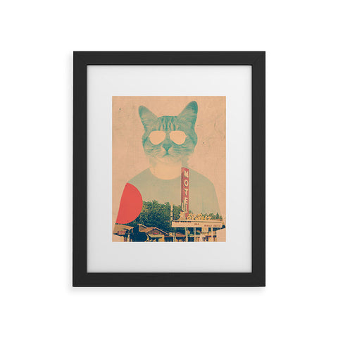 Ali Gulec Cool Cat Framed Art Print