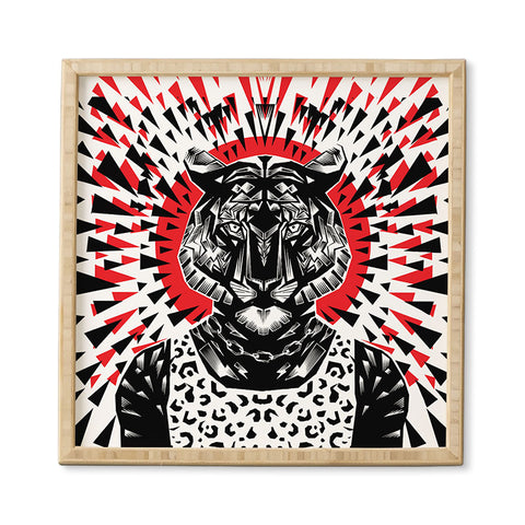 Ali Gulec Cool Tiger Framed Wall Art