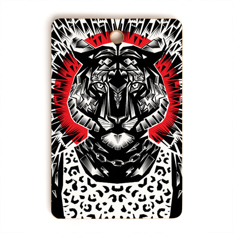 Ali Gulec Cool Tiger Cutting Board Rectangle