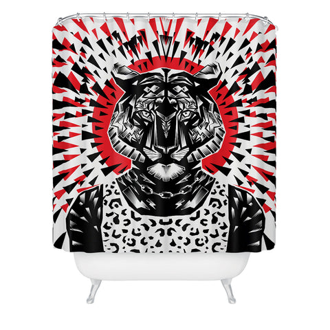 Ali Gulec Cool Tiger Shower Curtain