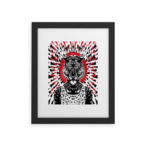 Ali Gulec Cool Tiger Framed Art Print