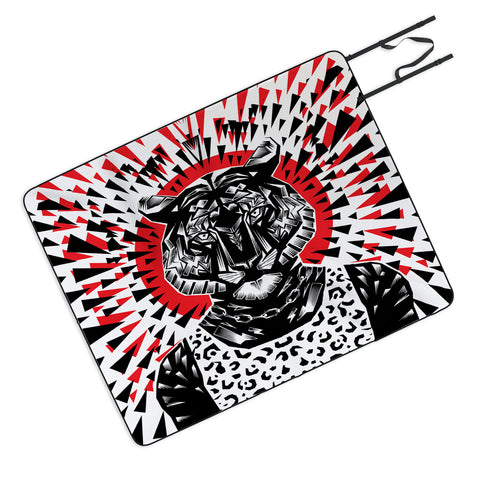 Ali Gulec Cool Tiger Picnic Blanket