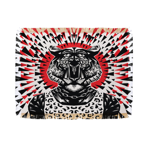 Ali Gulec Cool Tiger Throw Blanket