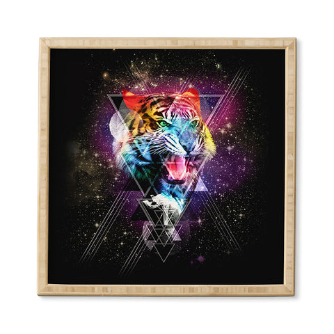 Ali Gulec Cosmic Tiger Framed Wall Art