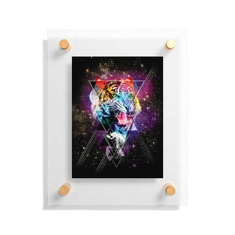 Ali Gulec Cosmic Tiger Floating Acrylic Print