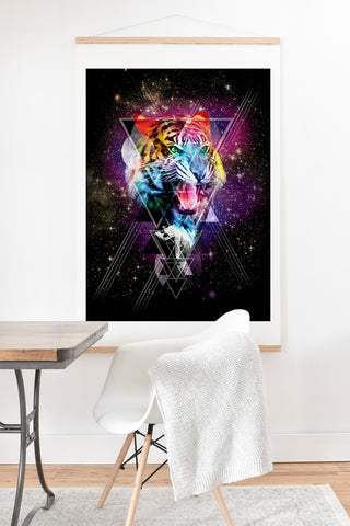 Ali Gulec Cosmic Tiger Art Print And Hanger