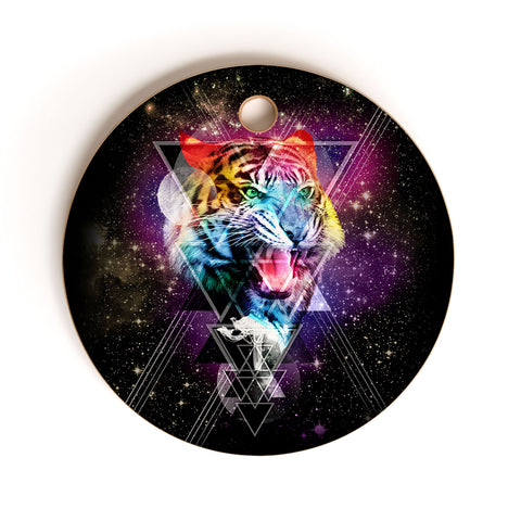 Ali Gulec Cosmic Tiger Cutting Board Round