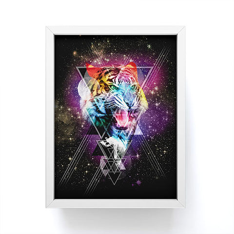 Ali Gulec Cosmic Tiger Framed Mini Art Print