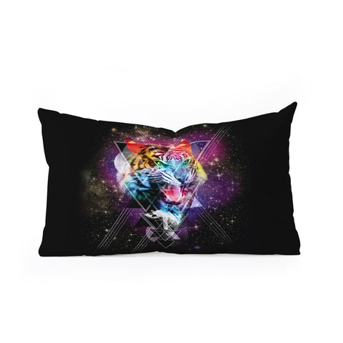 Ali Gulec Cosmic Tiger Oblong Throw Pillow