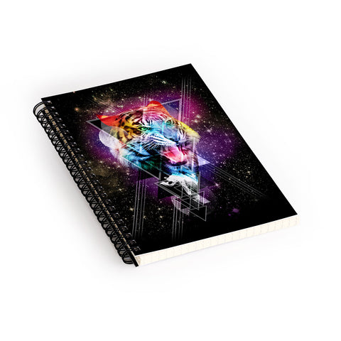 Ali Gulec Cosmic Tiger Spiral Notebook