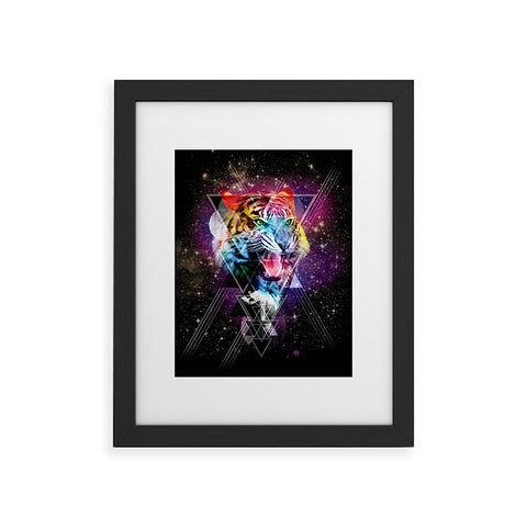 Ali Gulec Cosmic Tiger Framed Art Print