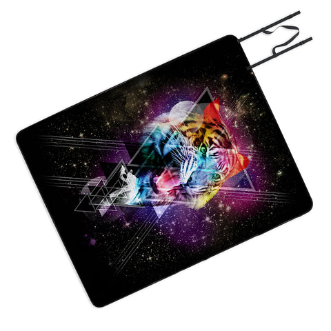 Ali Gulec Cosmic Tiger Picnic Blanket
