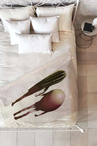 Ali Gulec Couple Hori Fleece Throw Blanket