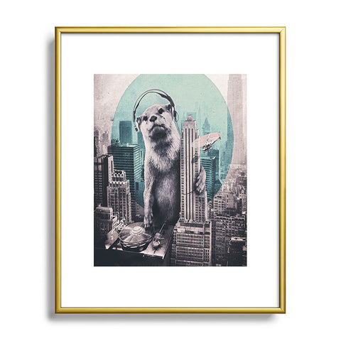 Ali Gulec DJ Metal Framed Art Print