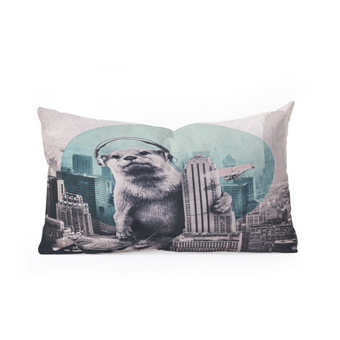 Ali Gulec DJ Oblong Throw Pillow