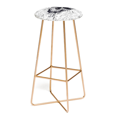 Ali Gulec Doodle Skull BW Bar Stool